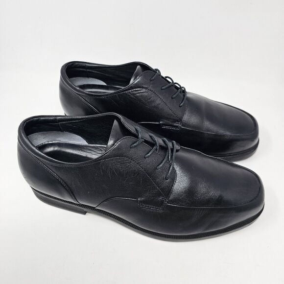 Propet Executive Walker Leather Dress Shoes Mens‎ Size 14 M1207 Black Oxfords main image 11
